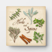 Herbs and Spices Platte Fotoplatte (Vorderseite)