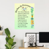Herbs de Provence Poster (Heimbüro)