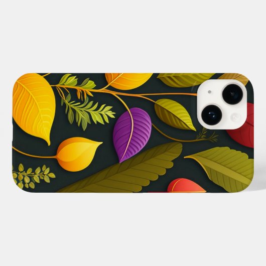 Herbs Design iPhone Case (Rückseite (Horizontal))