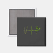 Herbs Garden Herbs Heartbeat Magnet (Vorderseite/Rückseite)