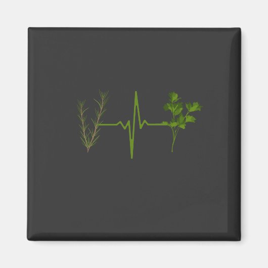 Herbs Garden Herbs Heartbeat Magnet (Vorne)