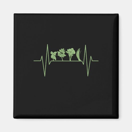 Herbs Pflanzenzüge Magnet (Vorne)