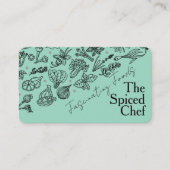Herbs Spices | Illustrations Hand Drawn | Culinary Visitenkarte (Vorderseite)