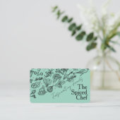 Herbs Spices | Illustrations Hand Drawn | Culinary Visitenkarte (Stehend Vorderseite)