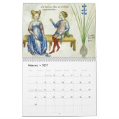 HERBS UND BOTANIKALE, Vintager Mittelalter Kalender (Feb 2027)