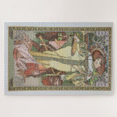 Herbst 1900: Ein Jugendstil von Mucha Puzzle (Horizontal)