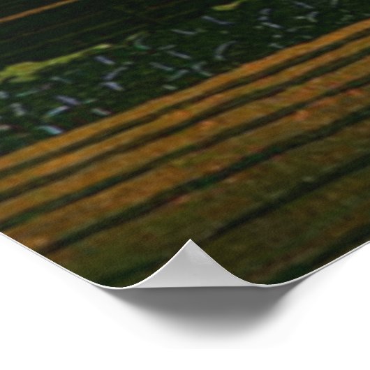 Herbst 1953 in Funatsu Berg Fuji Kawase Hasui Poster (Ecke)