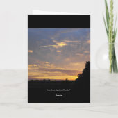 Herbst ~ 1 feiertagskarte (Rückseite)