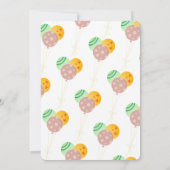 Herbst 1. Geburtstag Pumpkin Blue Truck Einladung (Rückseite)