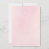 Herbst 1. Geburtstag Pumpkin Pink Truck Einladung (Rückseite)