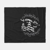 Herbst 2010 ist das Herbstdesign einzigartig Fleecedecke (Vorderseite (Horizontal))