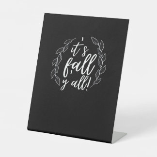 Herbst 2010 ist das Herbstdesign einzigartig Sockelschild