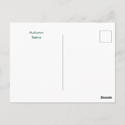 Herbst 2 postkarte (Rückseite)