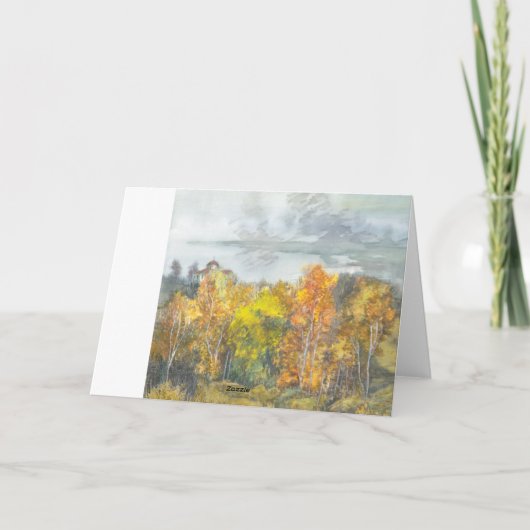 Herbst 300 feiertagskarte (Rückseite)