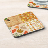 Herbst 4 Ecken 1 Design Getränkeuntersetzer (Linke Seite)