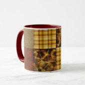 Herbst 4 Ecken 2 Designerfarben Tasse (Vorderseite Links)