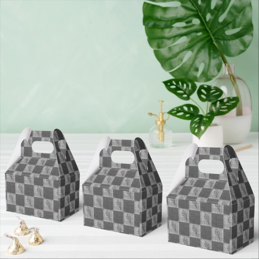 Herbst 4 Ecken Grau Tones Geschenkschachtel (Zahlreiche)
