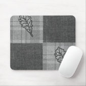 Herbst 4 Ecken Grau Tones Mousepad (Mit Mouse)