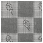 Herbst 4 Ecken Grau Tones Stoff (Nahaufnahme)