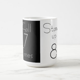 Herbst 7 Mal 8 Motivierend Tasse aufstehen