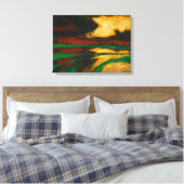 Herbst-Abend | Emil Nolde | Leinwanddruck (Insitu (Schlafzimmer))