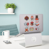 🍂 Herbst-Abenteuer-Sticker-Pack Aufkleber (Laptop auf Schreibtisch)