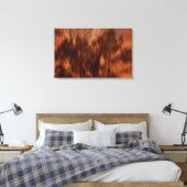 Herbst Abstrakt - braun Leinwanddruck (Insitu (Schlafzimmer))
