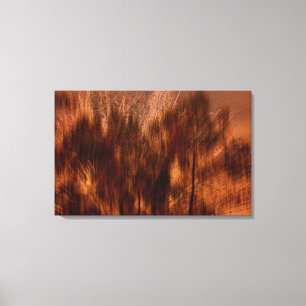 Herbst Abstrakt - braun Leinwanddruck
