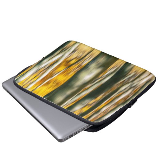 Herbst Abstrakt Laptopschutzhülle (Vorne Knopf)