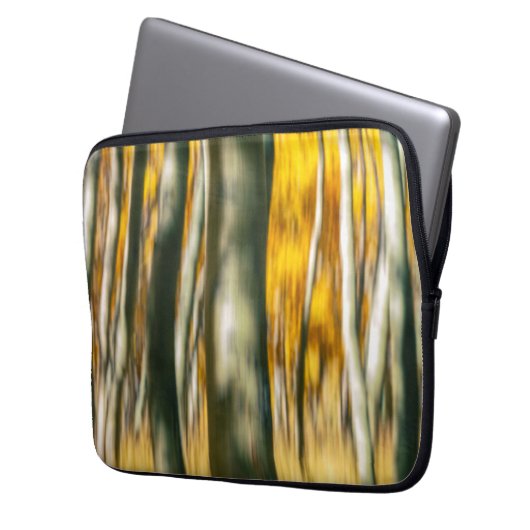 Herbst Abstrakt Laptopschutzhülle (Vorderseite Links)