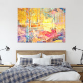 Herbst Abstrakt Leinwanddruck (Insitu (Schlafzimmer))