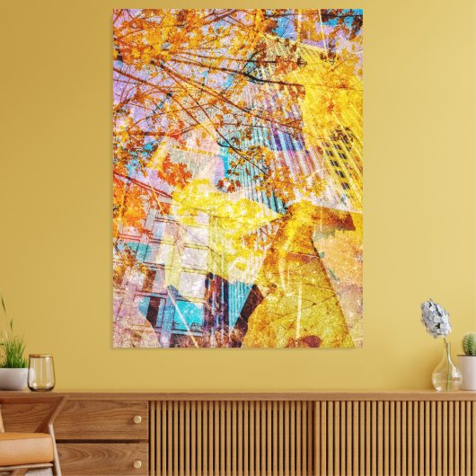 Herbst Abstrakt Leinwanddruck (Insitu (Wohnzimmer))