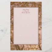 Herbst-Abstrakt-Stationierung Briefpapier (Vorderseite)