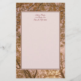 Herbst-Abstrakt-Stationierung Briefpapier