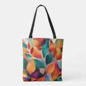 Herbst-Abstrakt Tasche (Rückseite)