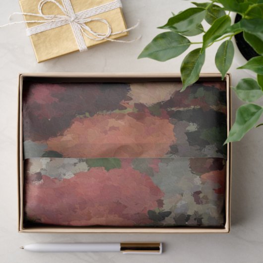 Herbst Abstraktes Gewebe Seidenpapier (Geschenk)