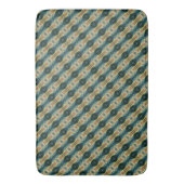 Herbst Abstraktes Leaf Art Green Yellow Brown Badematte (Vorderseite Vertikal)