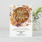 Herbst Adoption Feier Einladung (Stehend Vorderseite)