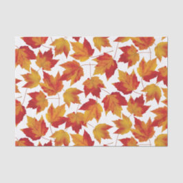 Herbst-Ahorn-Blätter Seidenpapier