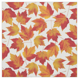 Herbst-Ahorn-Blätter Stoff