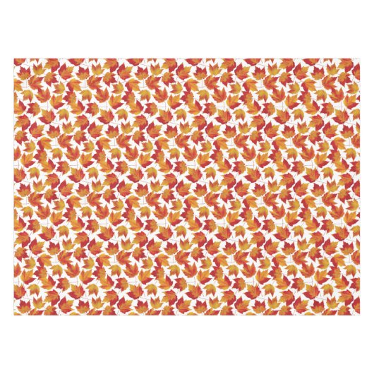 Herbst-Ahorn-Blätter Tischdecke (Vorderseite (Horizontal))