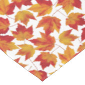 Herbst-Ahorn-Blätter Tischdecke (Schrägansicht)