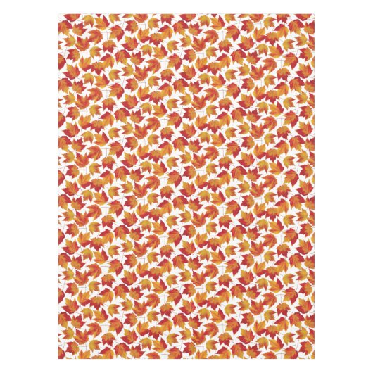 Herbst-Ahorn-Blätter Tischdecke (Vorderseite)