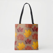 Herbst Ahorn Blätter Tote Tasche (Vorderseite)