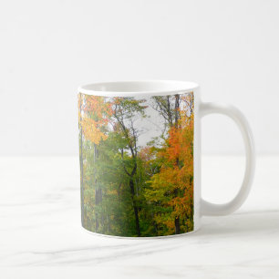 Herbst-Ahornbäume Herbstfotografie Kaffeetasse