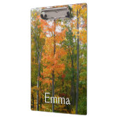 Herbst-Ahornbäume Herbstfotografie Klemmbrett (Links)