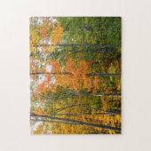 Herbst-Ahornbäume Herbstfotografie Puzzle (Vertikal)