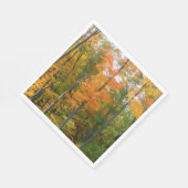 Herbst-Ahornbäume Herbstfotografie Serviette (Ecke)