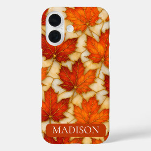 Herbst-Ahornblatt iPhone 16 Hülle