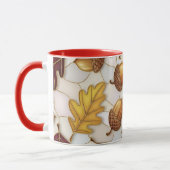 Herbst-Ahornblatt-Eichel Tasse (Links)